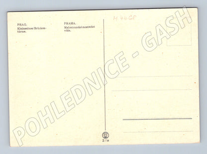 Pohlednice Praha Malostranské věže kolorovaná (M4468)