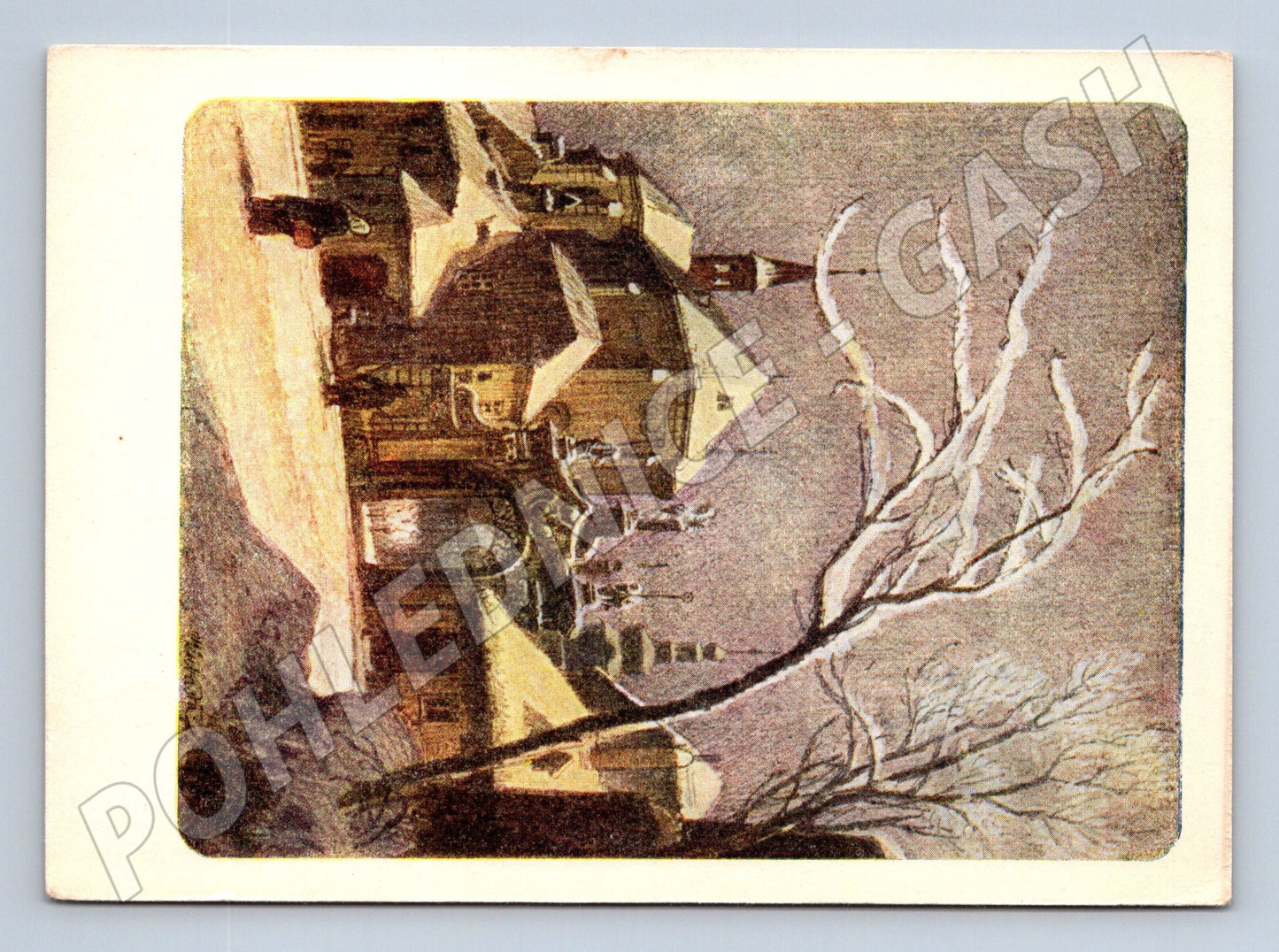 Pohlednice Praha Strahov v zimě Kubašta (M4475)