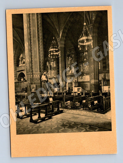 Pohlednice Praha Emauzský klášter trojlodí (M4479)