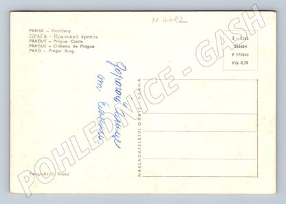 Pohlednice Praha Hradčany zima Rajský (M4482)