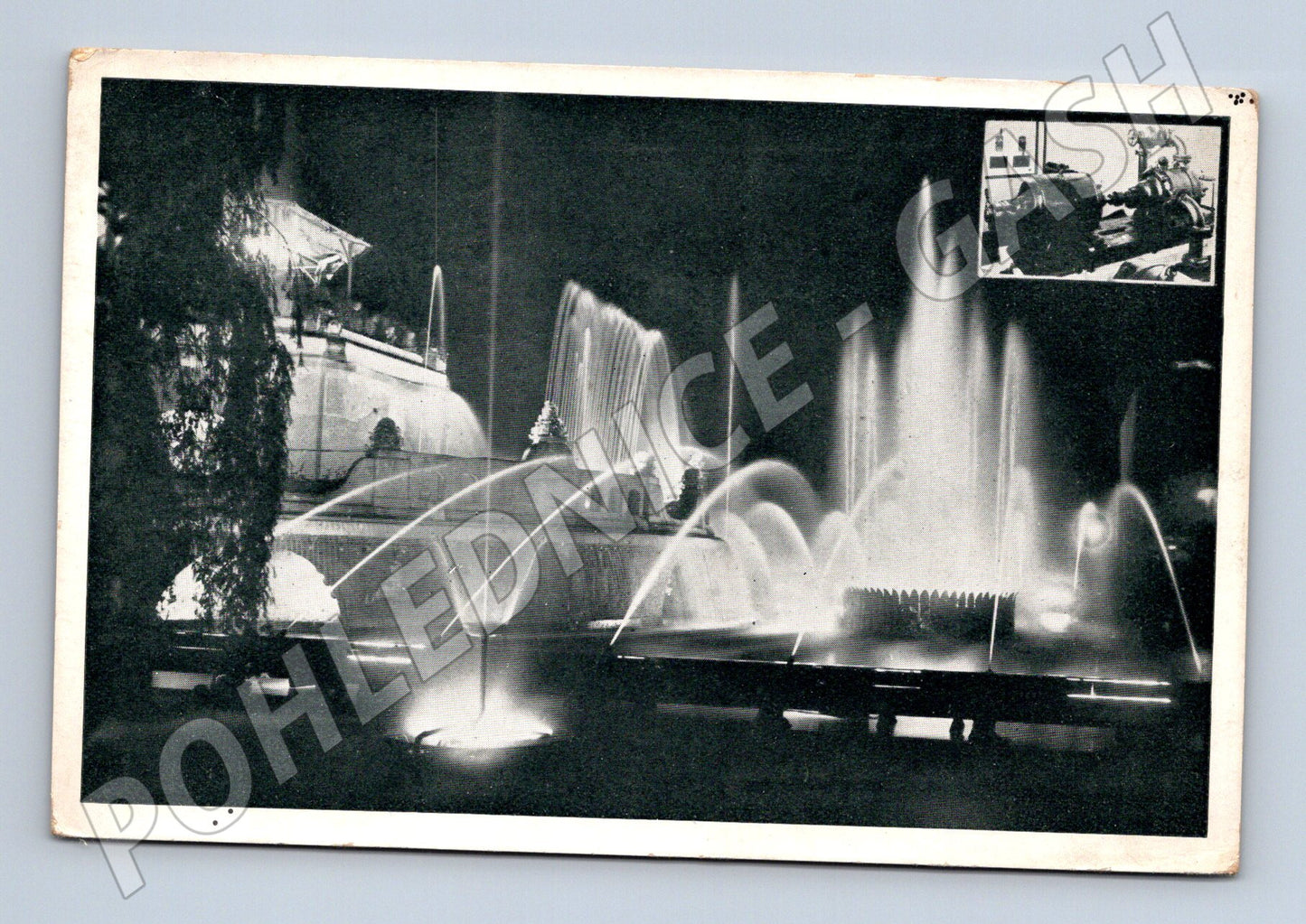 Pohlednice Praha Sletová fontána 1932 (M4483)