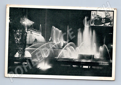 Pohlednice Praha Sletová fontána 1932 (M4483)