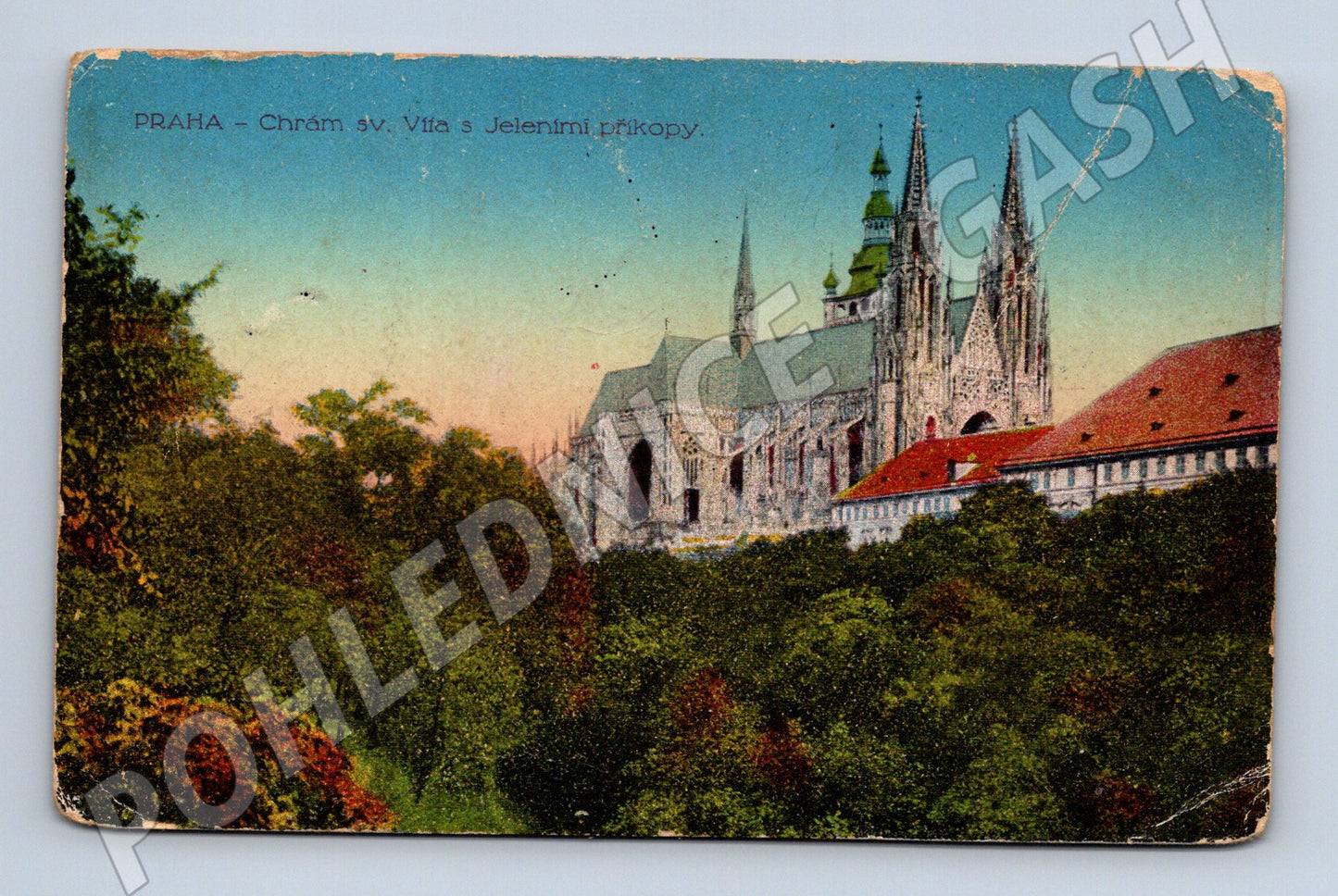 Pohlednice Praha Chrám sv Víta Jelení příkop (M4484)