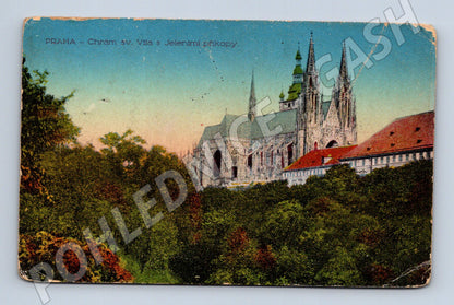 Pohlednice Praha Chrám sv Víta Jelení příkop (M4484)
