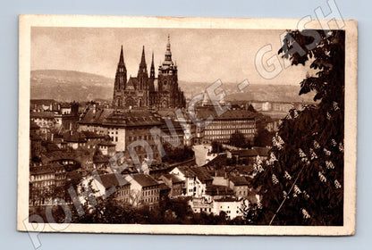 Pohlednice Praha Hradčany a Malá Strana čb (M4486)