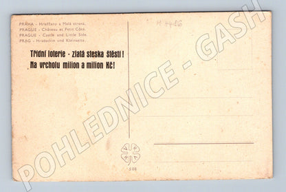 Pohlednice Praha Hradčany a Malá Strana čb (M4486)