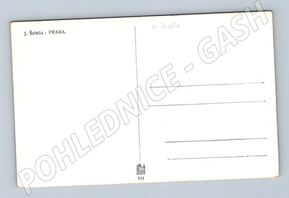 Pohlednice Praha motiv J Šetelík (M4487)