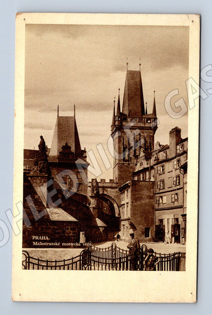 Pohlednice Praha Malostranské věže historická (M4489)