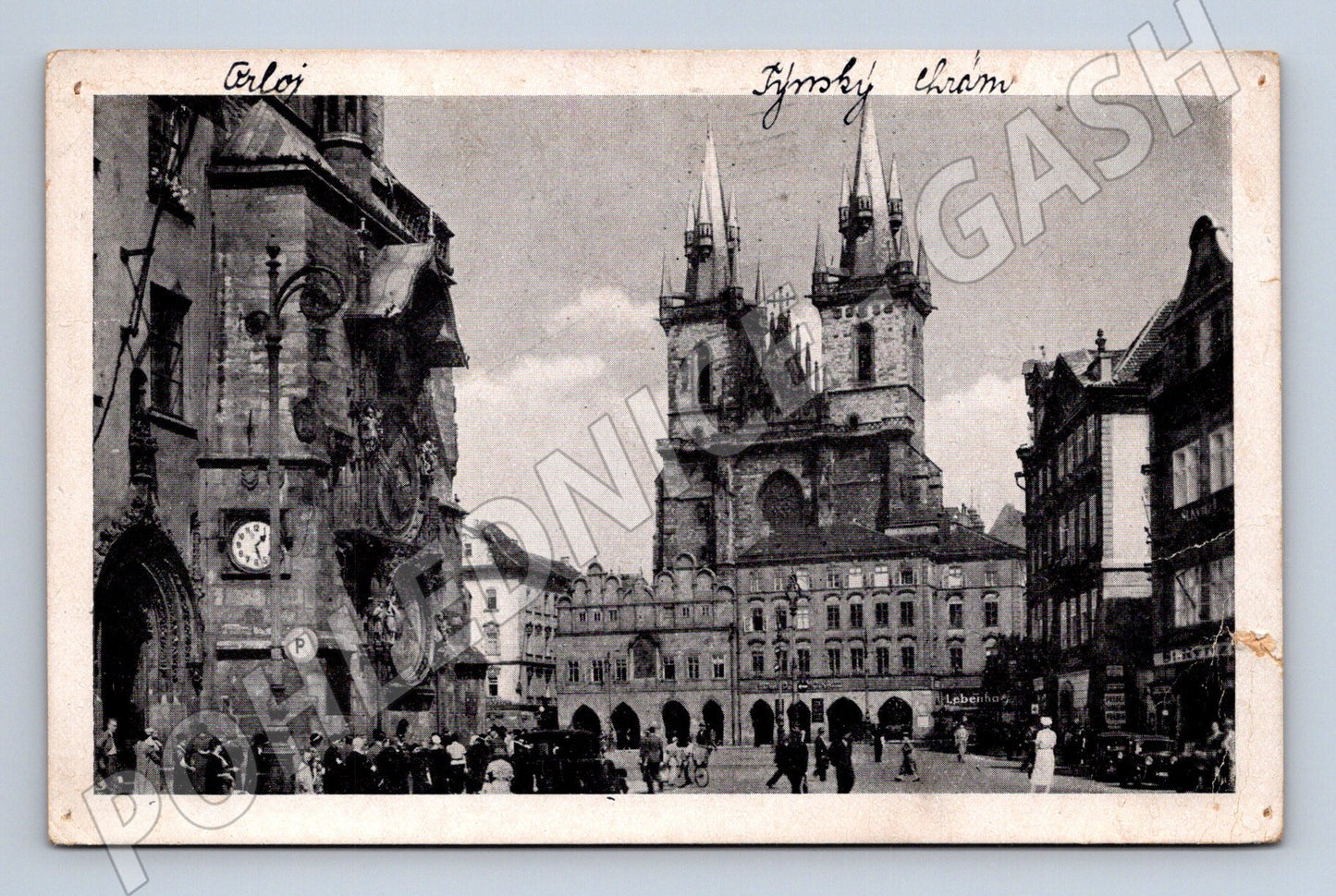 Pohlednice Praha Týnský chrám a orloj (M4490)