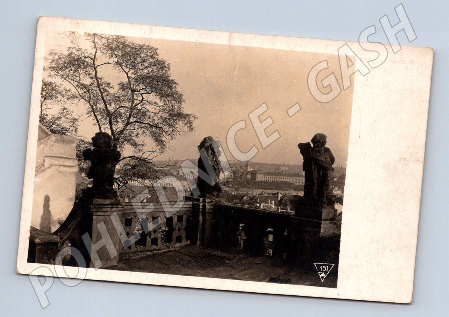 Pohlednice Praha barokní zahrada (M4491)