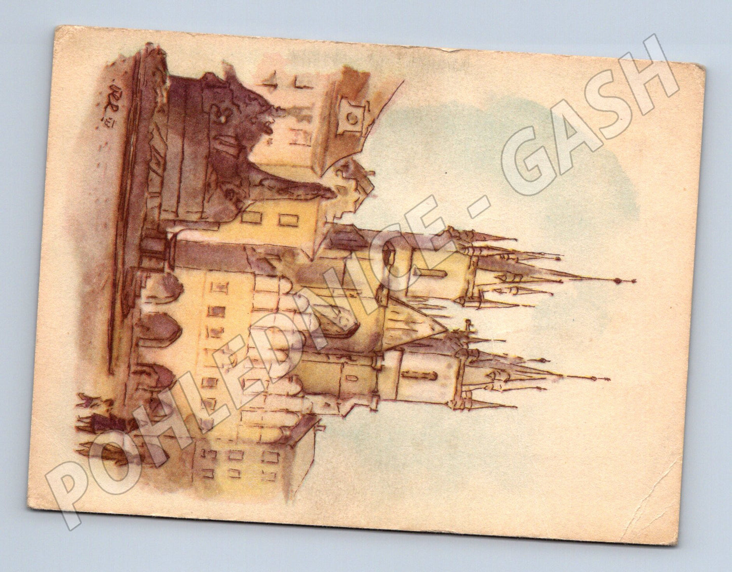 Pohlednice Praha Staroměstské náměstí Týn Hus (M4501)