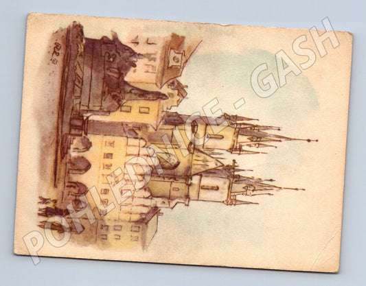 Pohlednice Praha Staroměstské náměstí Týn Hus (M4501)