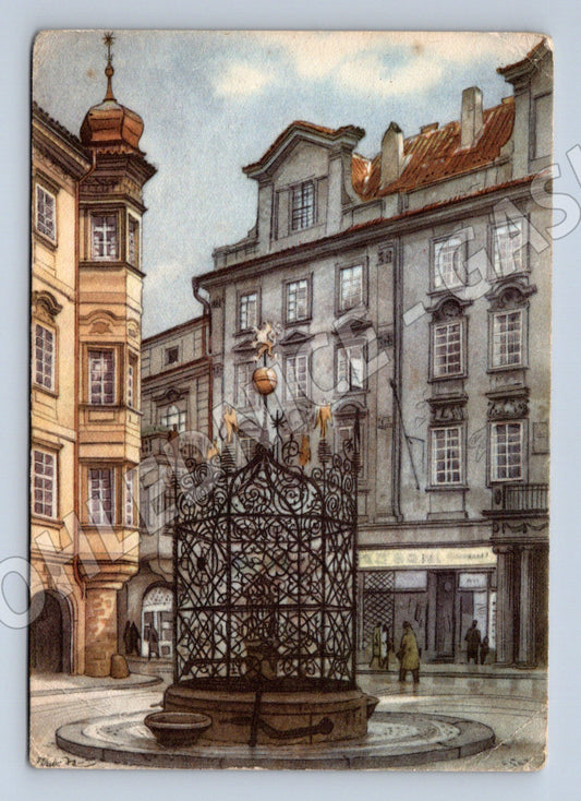 Pohlednice Praha Malé náměstí Vojtěch Kubašta (M4502)