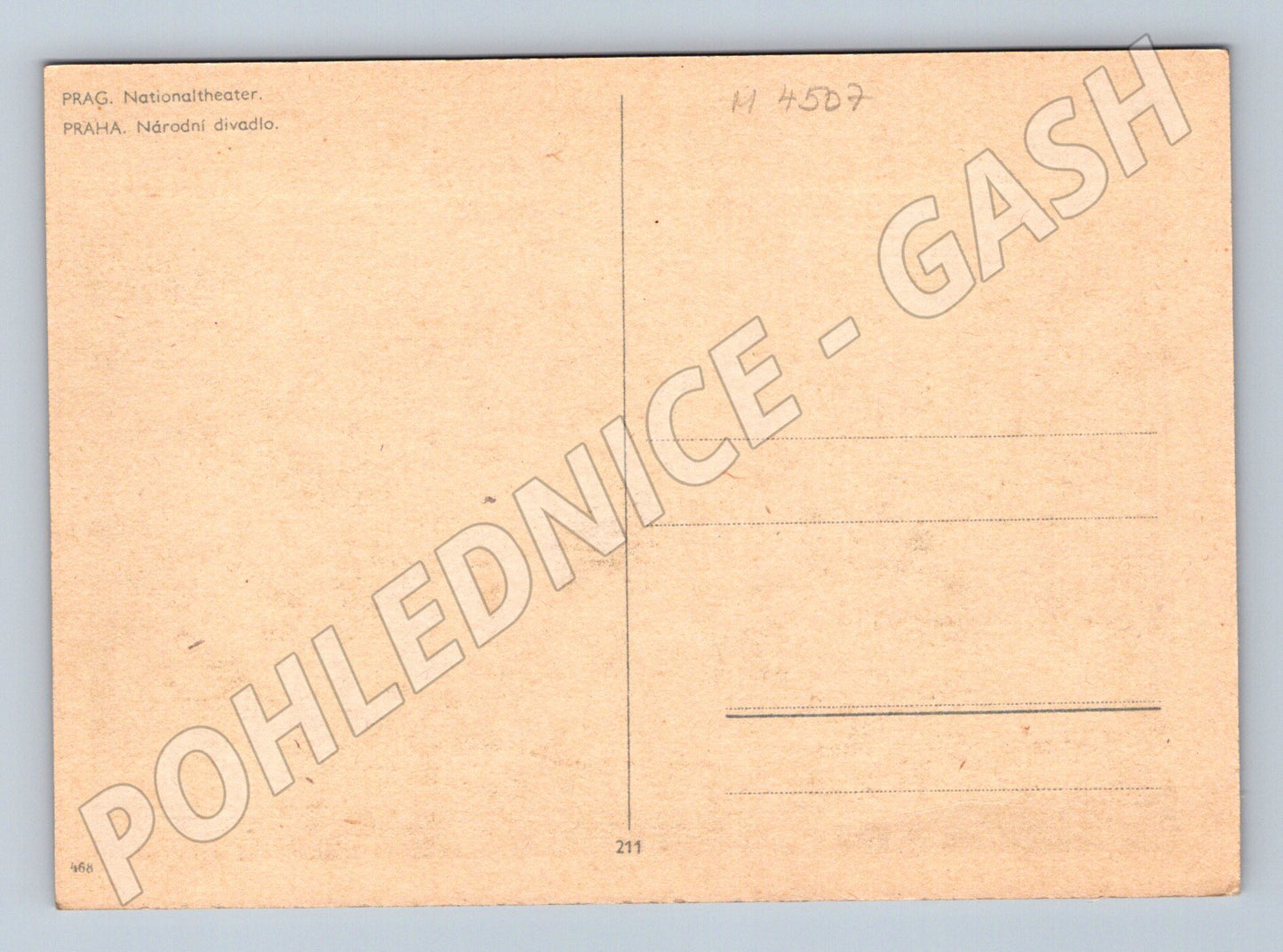 Pohlednice Praha Národní divadlo (M4507)