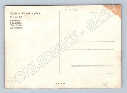 Pohlednice Praha Hradčany Vojtěch Kubašta (M4510)