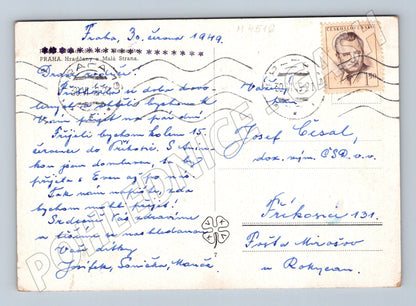 Pohlednice Praha Hradčany kolorovaná (M4516)