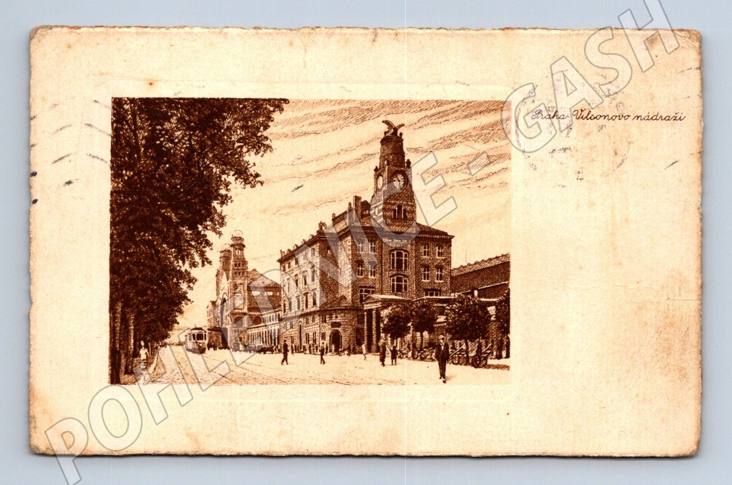 Pohlednice Praha Wilsonovo nádraží historická (M4520)