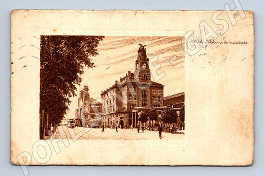 Pohlednice Praha Wilsonovo nádraží historická (M4520)