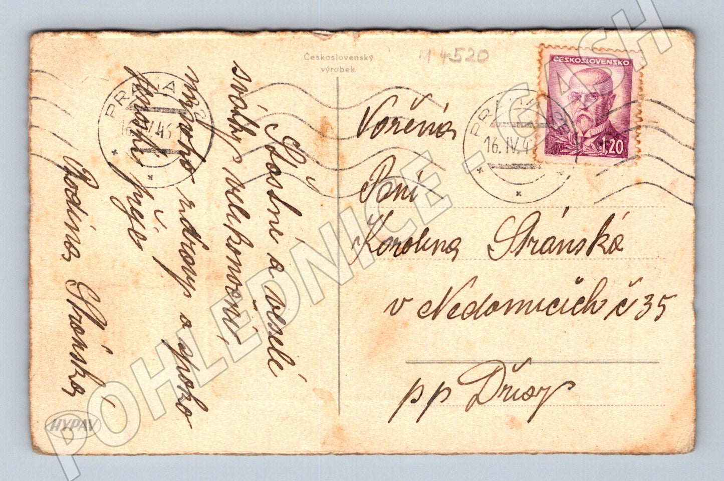 Pohlednice Praha Wilsonovo nádraží historická (M4520)