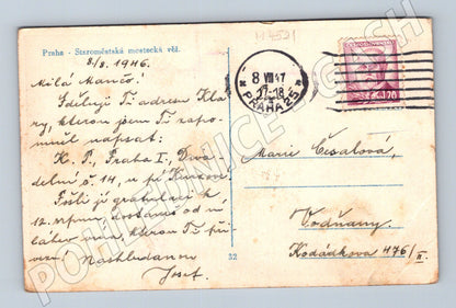 Pohlednice Praha Staroměstská mostecká věž (M4521)