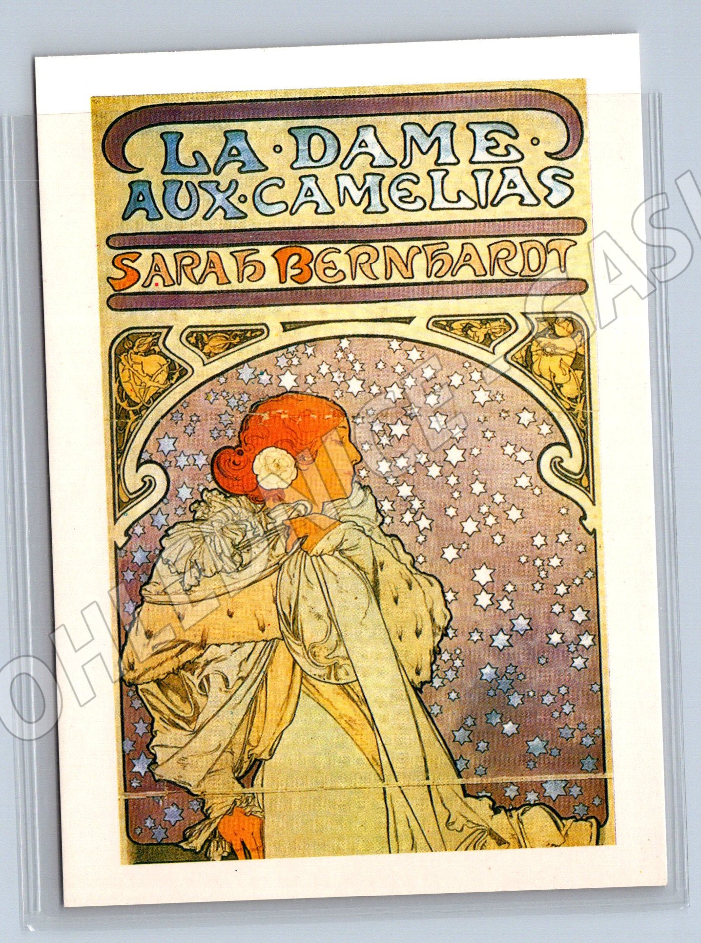 Pohlednice Alfons Mucha La Dame aux Camélias (M4527)