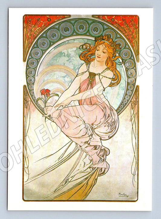 Pohlednice Alfons Mucha La Peinture umělecká (M4531)