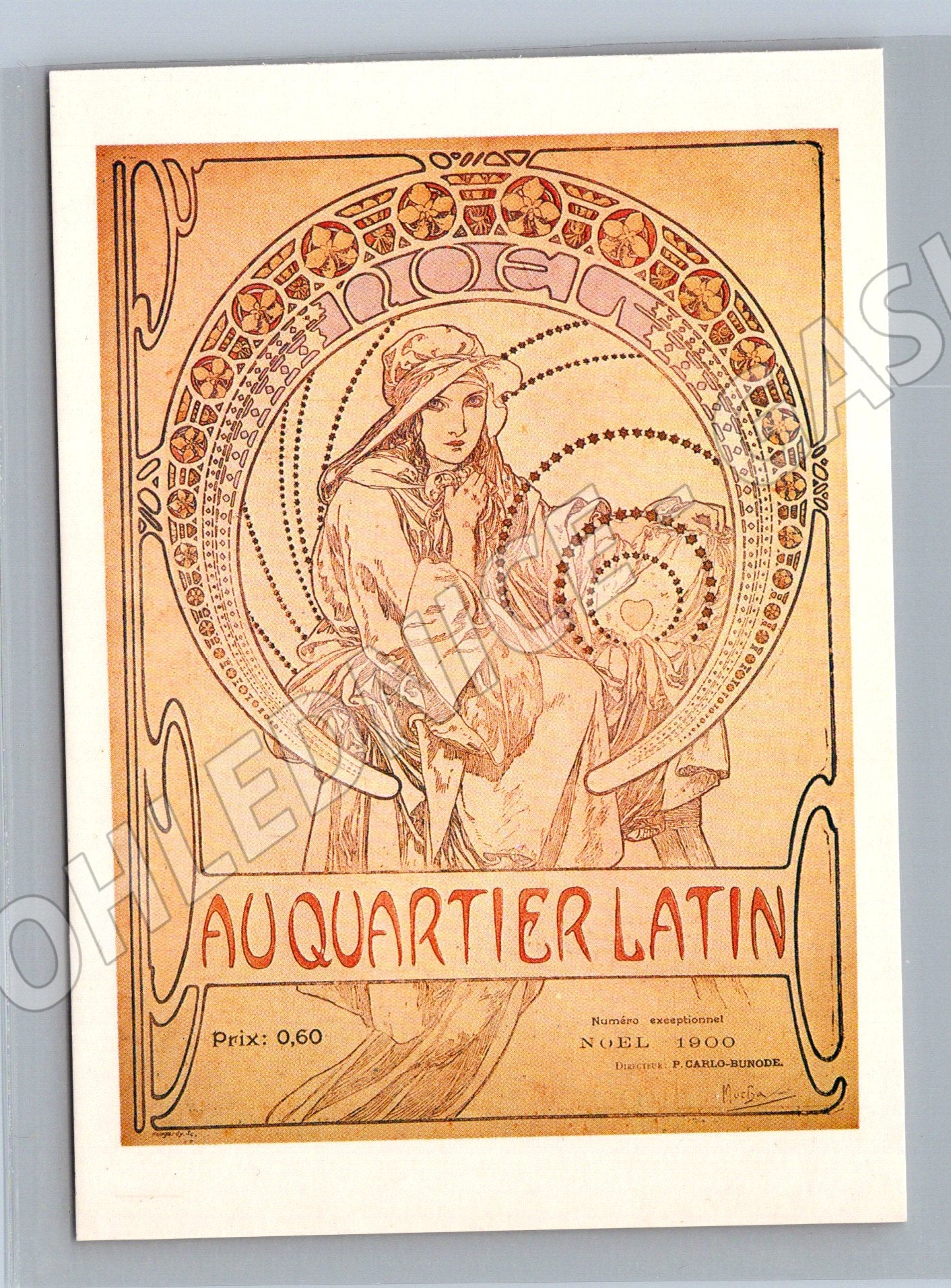 Pohlednice Alfons Mucha Au Quartier Latin (M4539)