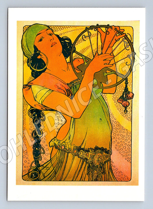 Pohlednice Alfons Mucha Salomé secesní (M4540)