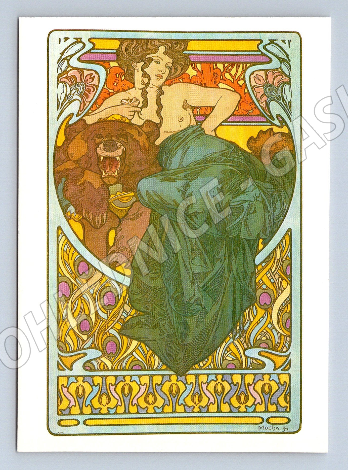 Pohlednice Alfons Mucha Documents Décoratifs (M4542)