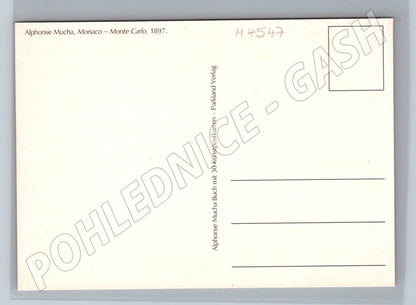 Pohlednice Alfons Mucha Monaco–Monte Carlo (M4547)