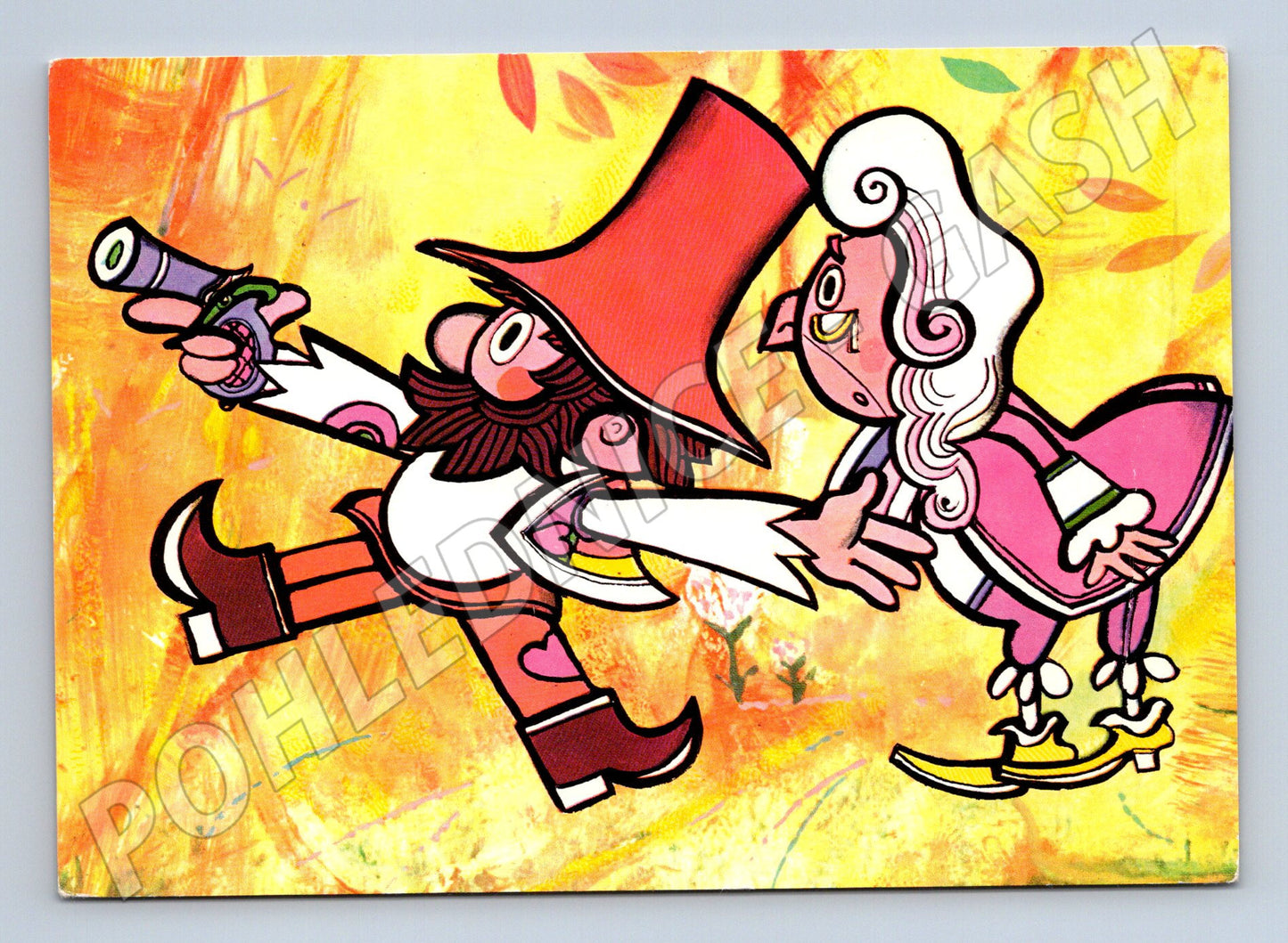 Pohlednice R Pilař kreslený motiv retro (M4551)