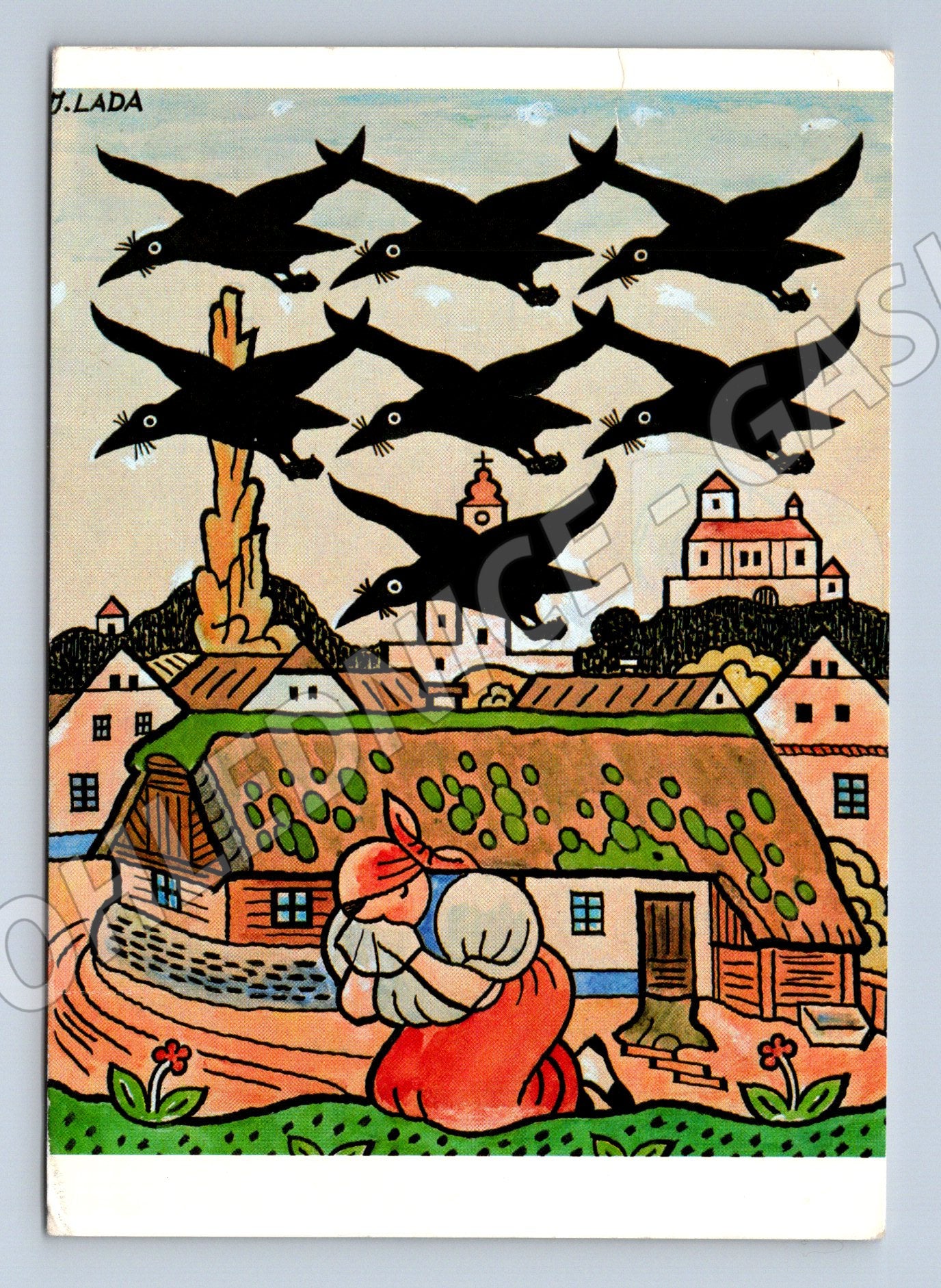 Pohlednice Josef Lada Slet havranů (M4561)