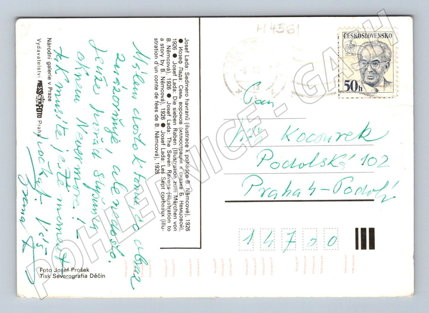 Pohlednice Josef Lada Slet havranů (M4561)