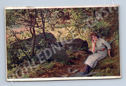 Pohlednice A Liebscher První dostaveníčko (M4575)