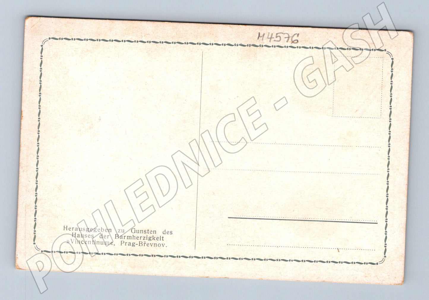 Pohlednice zimní krajina venkovský dům (M4576)