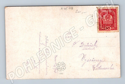 Pohlednice Starý mládenec J Wenig kolorovaná (M4579)