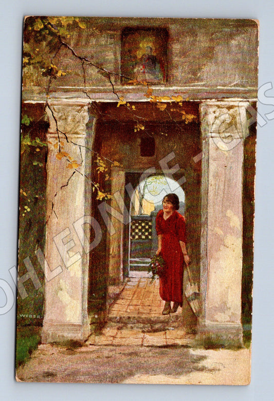 Pohlednice hrady a zámky malovaný výjev (M4580)