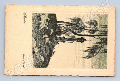 Pohlednice studie Karel Bubeník kresba (M4582)