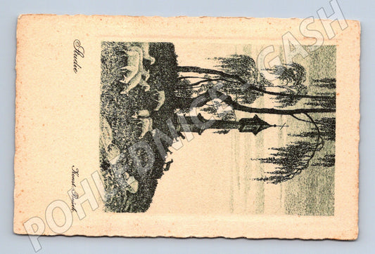 Pohlednice studie Karel Bubeník kresba (M4582)