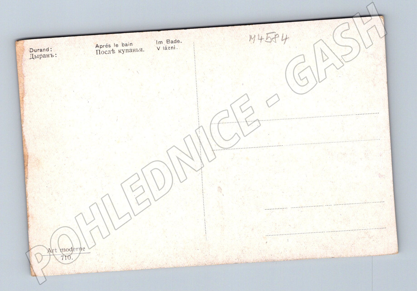 Pohlednice Apres le bain Art moderne (M4584)