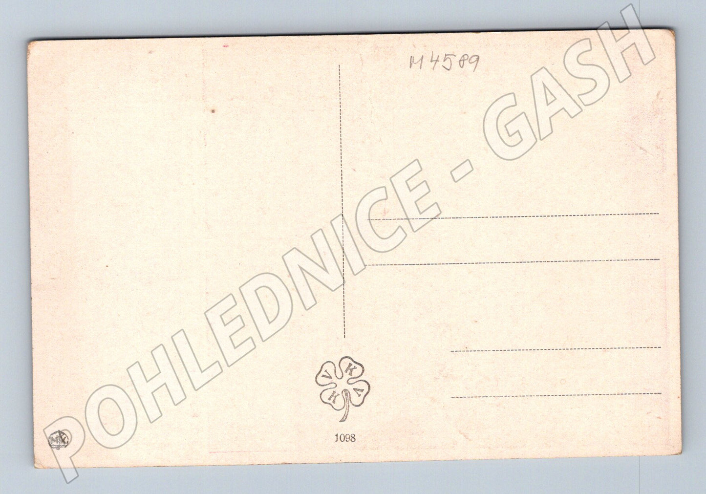 Pohlednice B Klimeš dívka na lavičce (M4589)