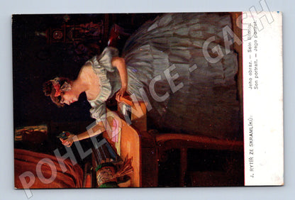 Pohlednice J Rytíř ze Škrámilků umělecká (M4593)