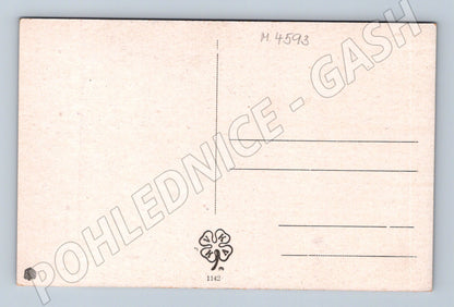 Pohlednice J Rytíř ze Škrámilků umělecká (M4593)