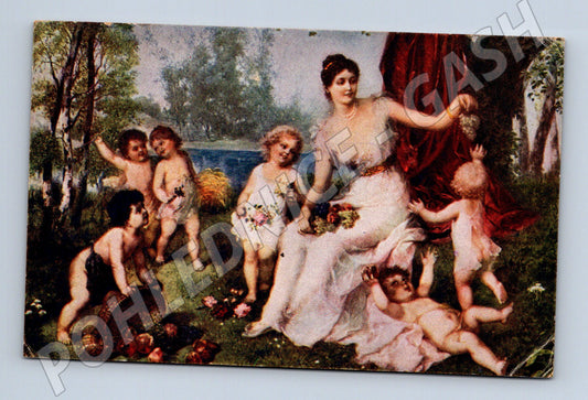 Pohlednice Alegorie hojnosti malířství (M4599)