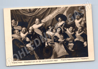 Pohlednice Frans Hals Maaltijd St Joris Haarlem (M4601)