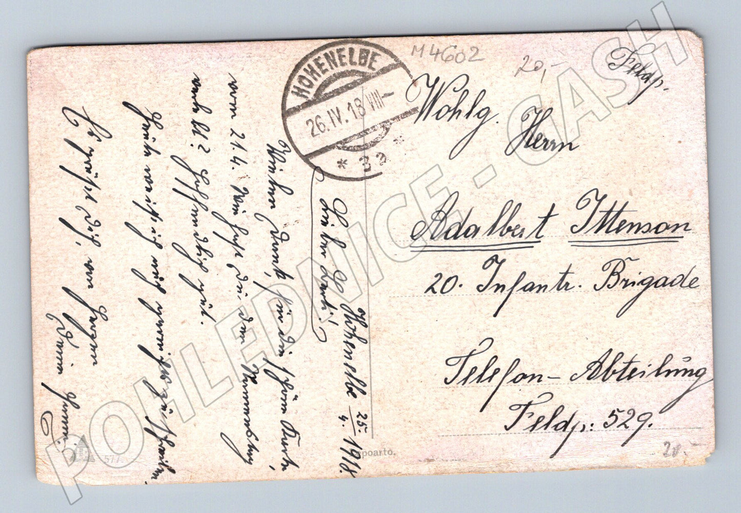 Pohlednice Sehnsucht Touha malířský motiv (M4602)