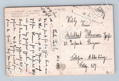 Pohlednice romantický pár pod stromem (M4610)