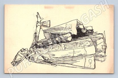 Pohlednice V Brožík studie M J Hus (M4615)