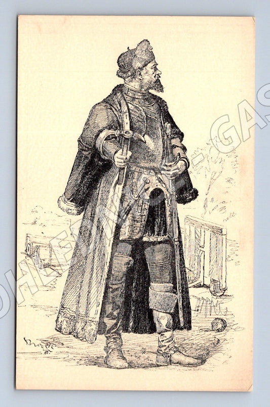 Pohlednice Táborský hejtman Brožík (M4616)