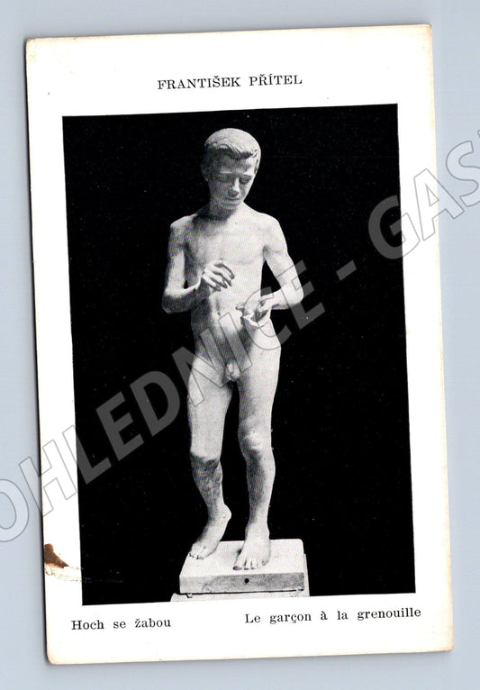 Pohlednice František Přítel Hoch se žábou (M4619)